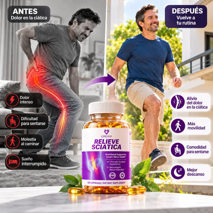 RELIEVE SCIATICA 120 CAPS NERVE HEALTH