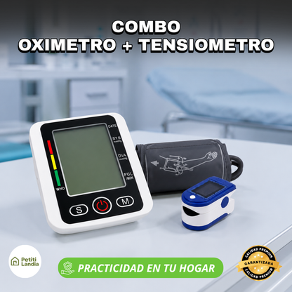 COMBO OXIMETRO + TENSIOMETRO