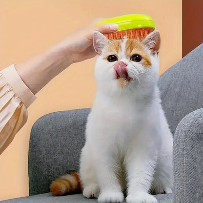 Cepillo de Mascotas con Vapor 3 en 1